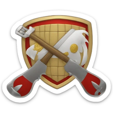 Escudo de Hombres g sticker