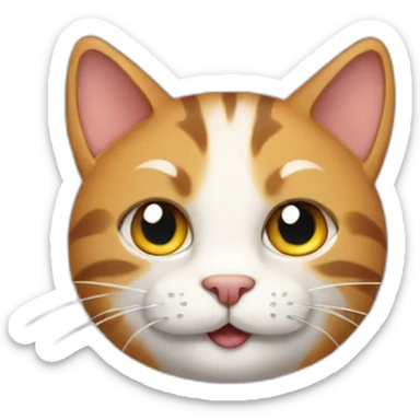 Cat keyboard sticker