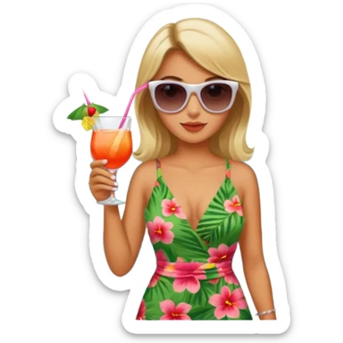 medical tourism with girl sticker