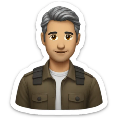 Rapaz moreno sticker