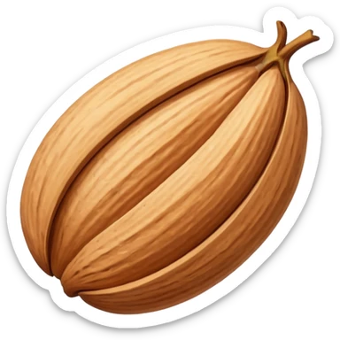Grain of almond and oats sticker