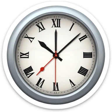 clock tiwh time ticking sticker