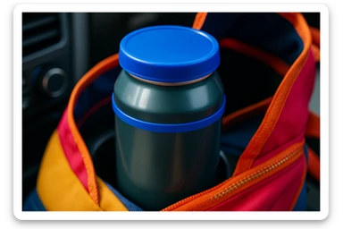 Készíts a következő jellemzőkre a mellékelt fotó felhasználásával a szöveghez illő képet, 1000x600px-es méretűt, fiatalos, dinamikus, megnyerő,változatos, színes, valósághű fotók legyenek!
„Megakadályozza a folyadék kiömlését”
Zárt állapotban a folyadékot bent tartja a dobozban, ellenáll a folyadékok nyomásának. Nincs többé aggodalom az autóban vagy táskában kiboruló italok miatt. sticker
