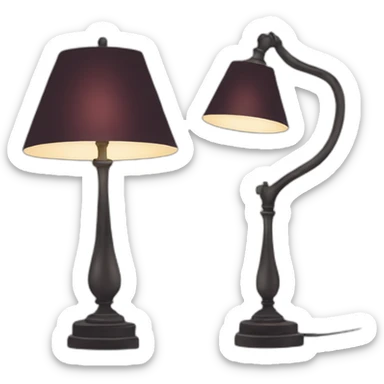 Lamps sticker