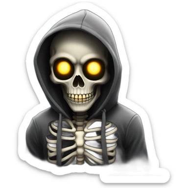 black-hoodie-skeleton-glowing-eye sticker