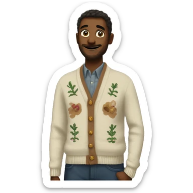folklore cardigan sticker