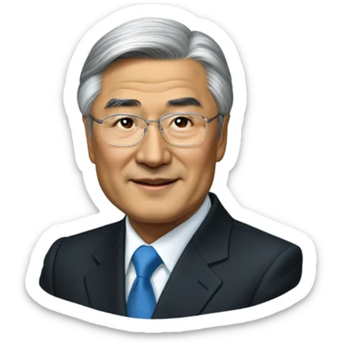 photorealistic president Kazakhstan tokaev sticker