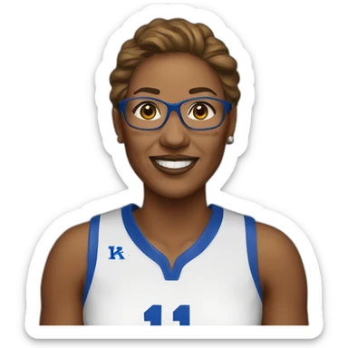 A Kentucky woman's basketball coach sticker