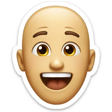 Laughing with tears  sticker