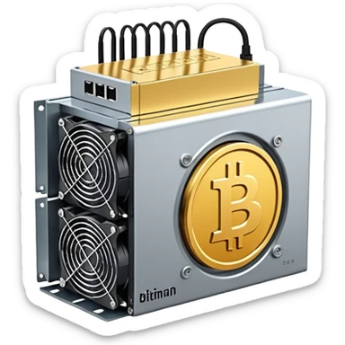 bitmain asic bitcoin miner sticker