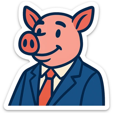 John Pork sticker