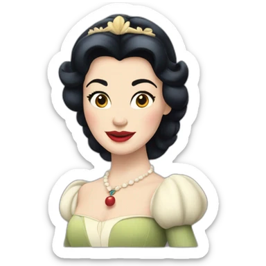 Blanche neige sticker