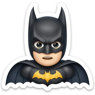 Bat man sticker