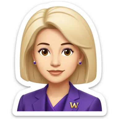 university of washington president ana mari cauci sticker