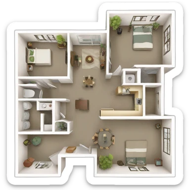 floor plan sticker