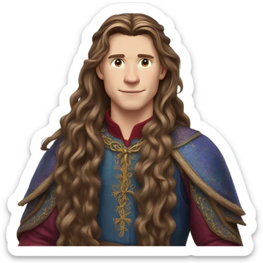 Tom Holland as Rapunzel  sticker