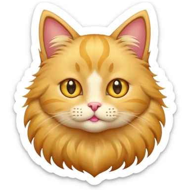 Cat with star in eyes  sticker