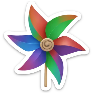 pinwheel sticker