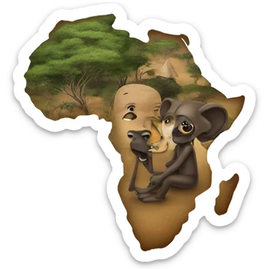 Africa  sticker