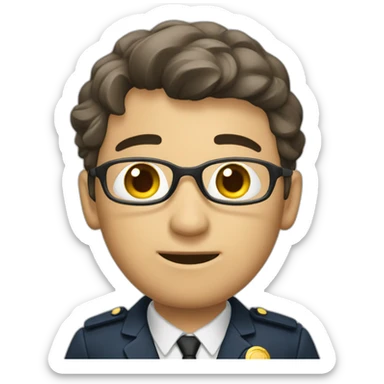 agent de sécurité sticker