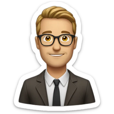 european guy with specs mature sticker