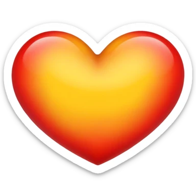 Heart colorful  sticker