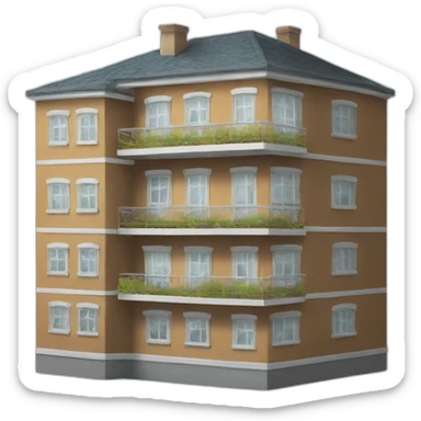 Appartement sticker