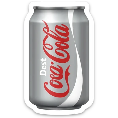 Diet Coke can sticker