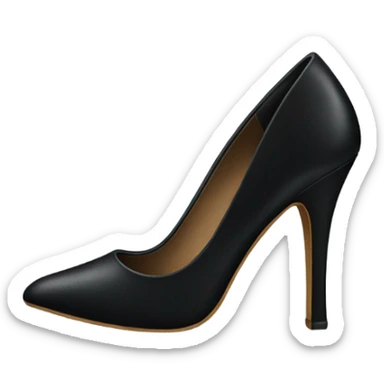 Classy black heels sticker