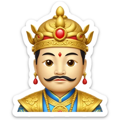 Chinese God of Wealth sticker