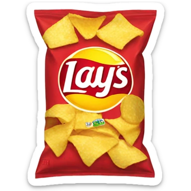 lays chips bag sticker