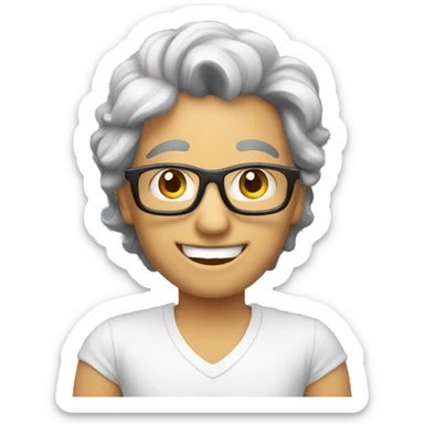 happy client sticker