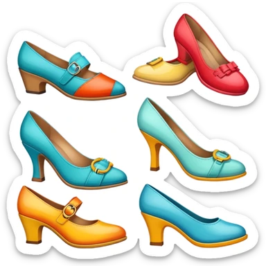 trendy shoes sticker