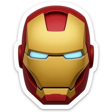 Iron man emoji sticker
