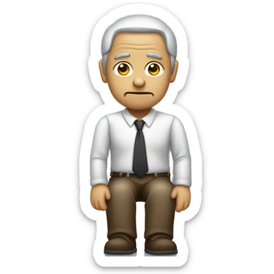 Very Sad 40 year old android user sticker