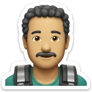 Maquinaria pesada sticker