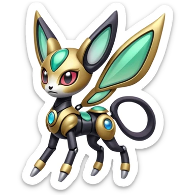 Meloetta-Protogen-Primagen-Pokémon-Fakémon-creature sticker