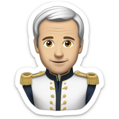  macron choqué sticker