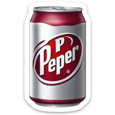 Can of diet Dr Pepper ￼ sticker