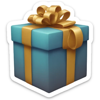 a gift with instagram logo sticker