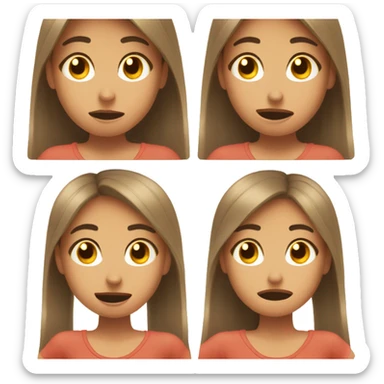 make me youtube emojis with facial expressions, girl showing feet in the pose and expressing her face like smile, sad, cry, tears emoji but must be SFW EMOJIS! sticker