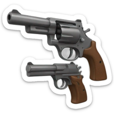 Gun sticker