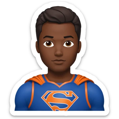Superman new york knicks sticker