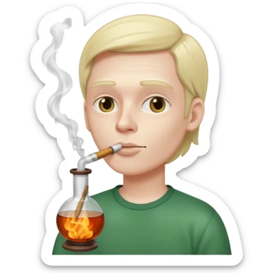 smoking bong sticker