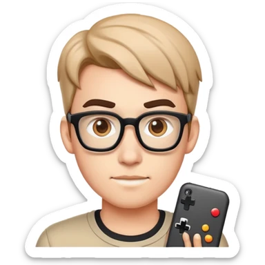 gamer nerd thats nerd face sticker