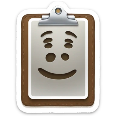 Clipboard icon sticker