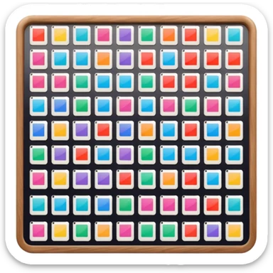 board with many polaroid photo sticker