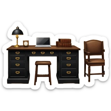 security office/ watchman office/ soldier office of 18th century sticker