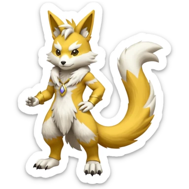 Lombax-Renamon full body sticker