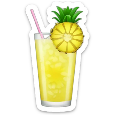 Lemonade with pineapple  sticker